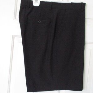 bolle' Golf Mens Flat Front Black Stretch Golf Short Pant - Size 38W